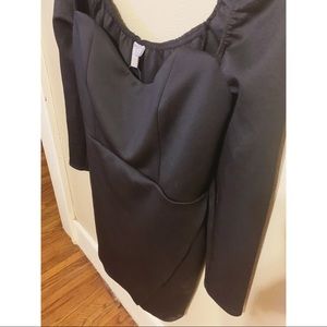 ASOS Body con puffed sleeve dress